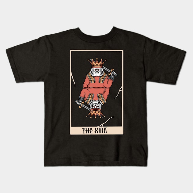 King skull Kids T-Shirt by gggraphicdesignnn